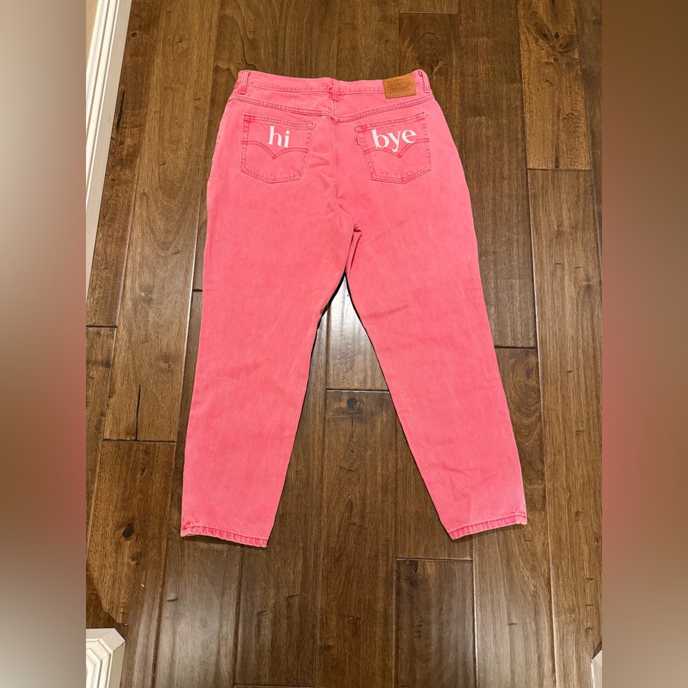 Levi's Mom Jean Pink/Coral Size 32 x 26
